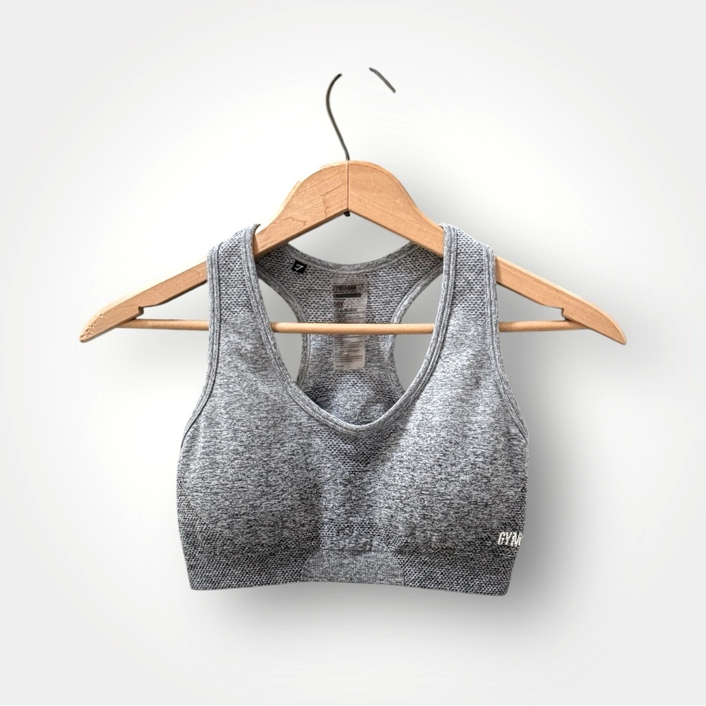 Women’s Gymshark Racerback Sports Bra! Grey! Small!